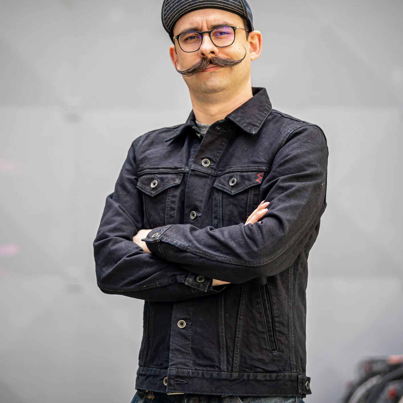 Iron Heart 14oz Selvedge Denim Modified Type III Jacket - Black Overdyed / IH-526J-142OD - Image 4