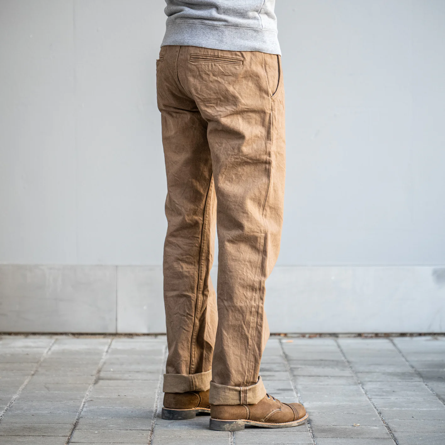 Samurai 15oz Heavy Selvedge Chino - Slim Straight / Khaki - Image 10