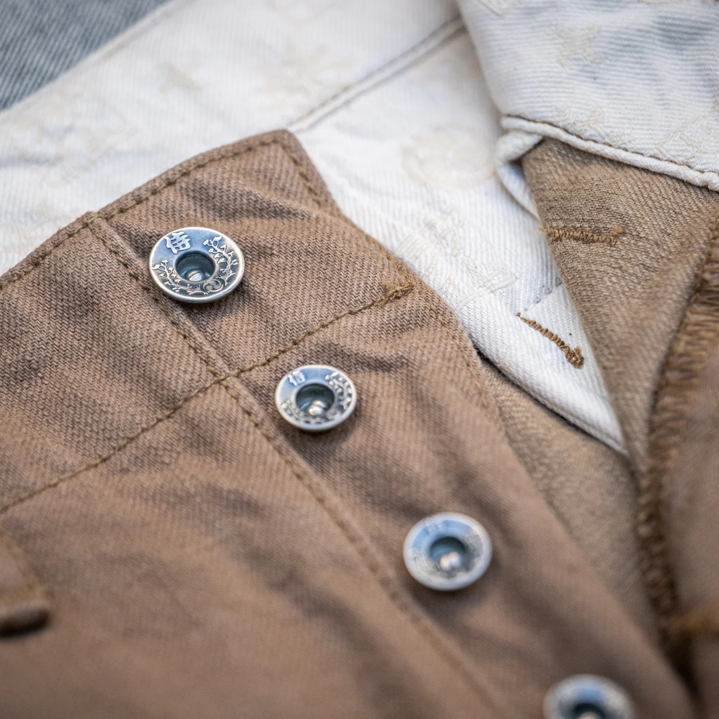 Samurai 15oz Heavy Selvedge Chino - Slim Straight / Khaki - Image 5