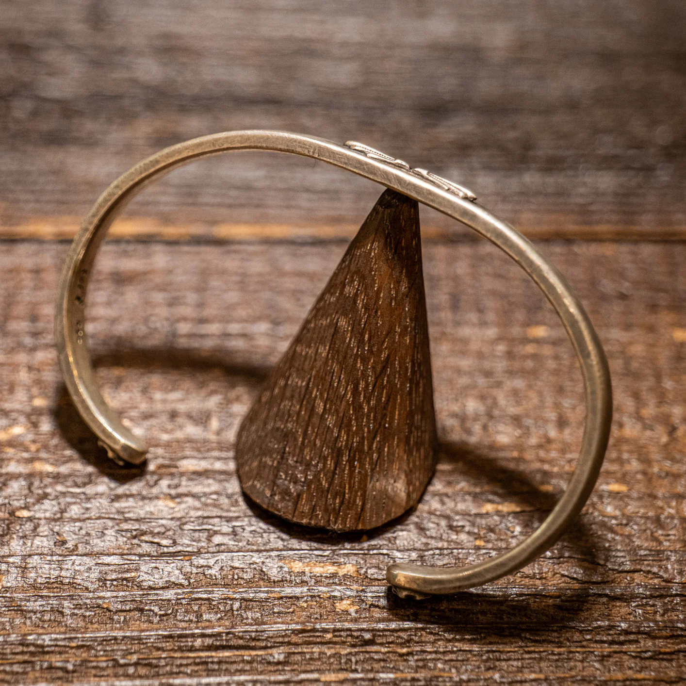 877 Workshop Western Bangle – 925 Sterling Silver - Image 4