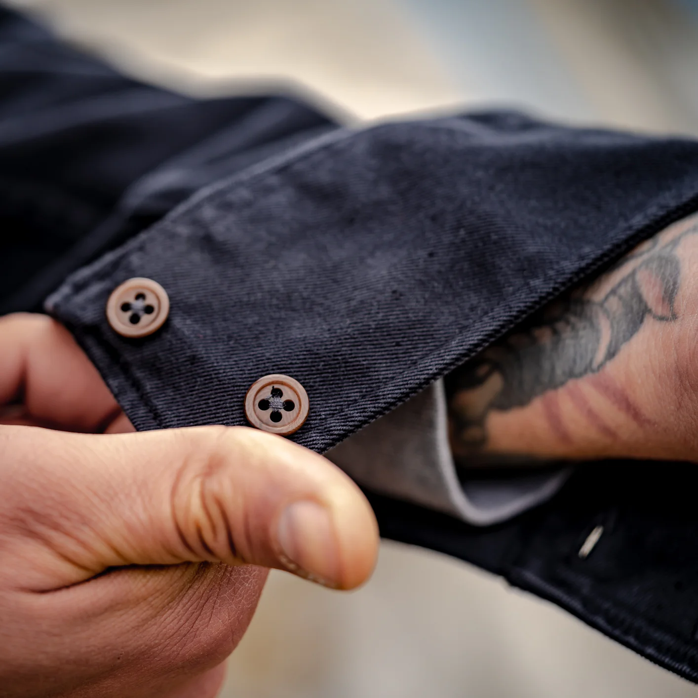 Indigofera Alamo Shirt - Marshall Black - Image 7