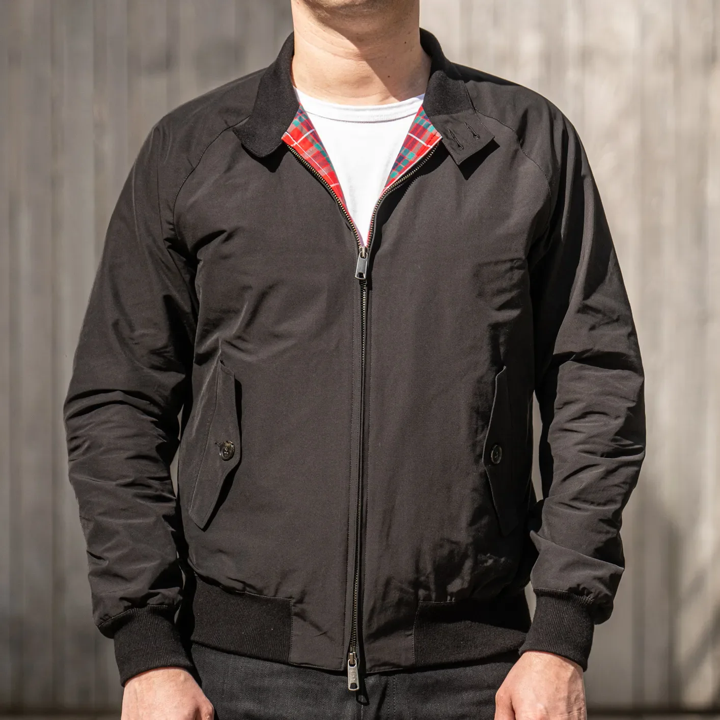 Baracuta G9 Harrington Jacket - Black - Image 3