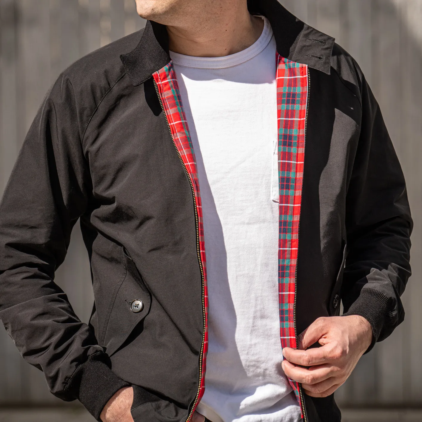 Baracuta G9 Harrington Jacket - Black - Image 6