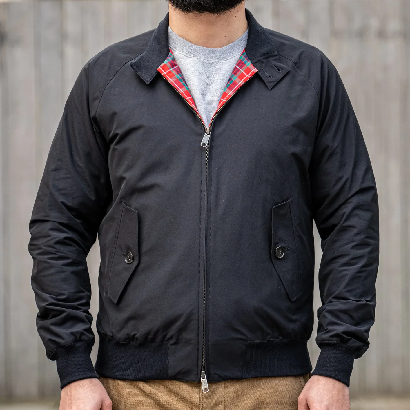 Baracuta G9 Harrington Jacket - Dark Navy - Image 3