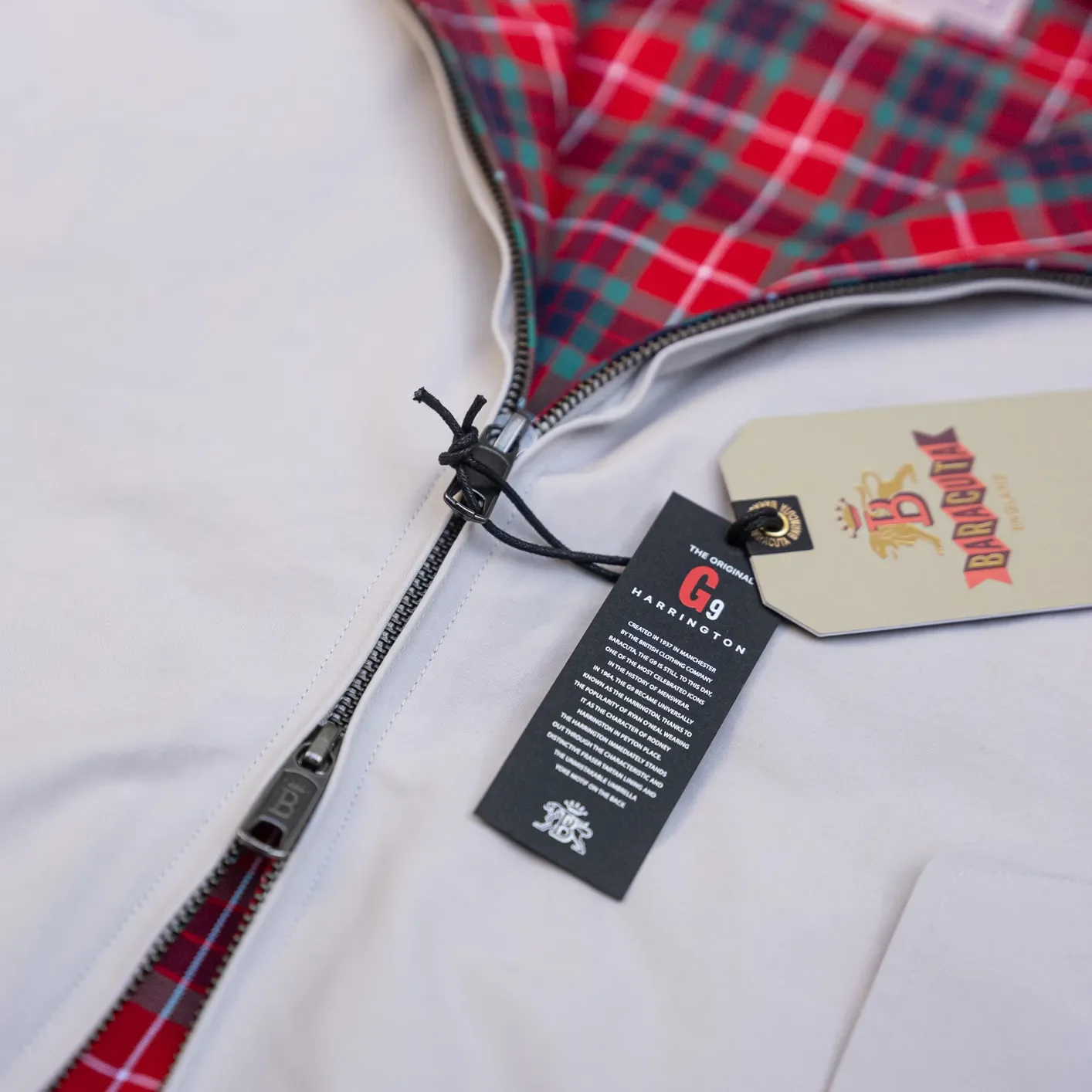 Baracuta G9 Harrington Jacket – Mist - Image 5