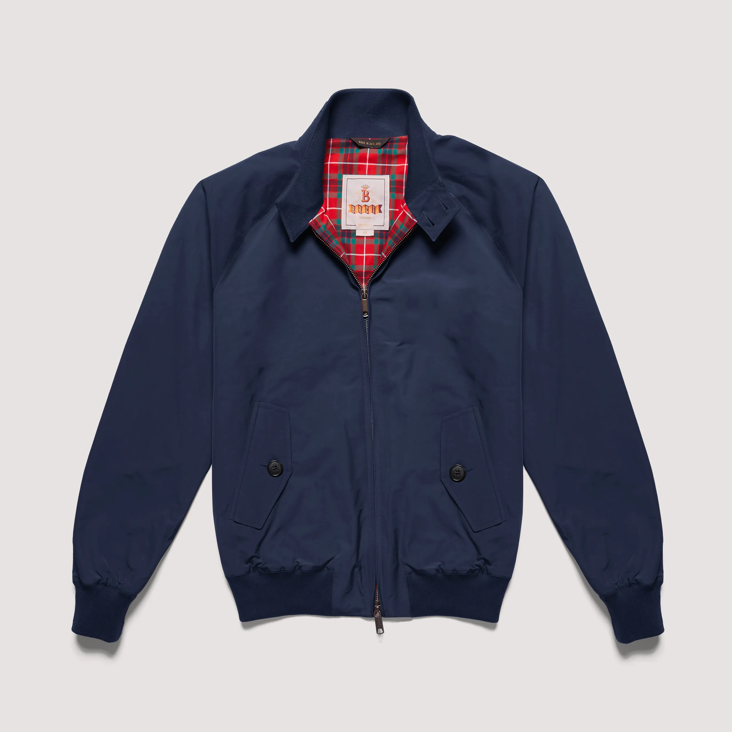 Baracuta G9 Harrington Jacket - Navy - Image 5