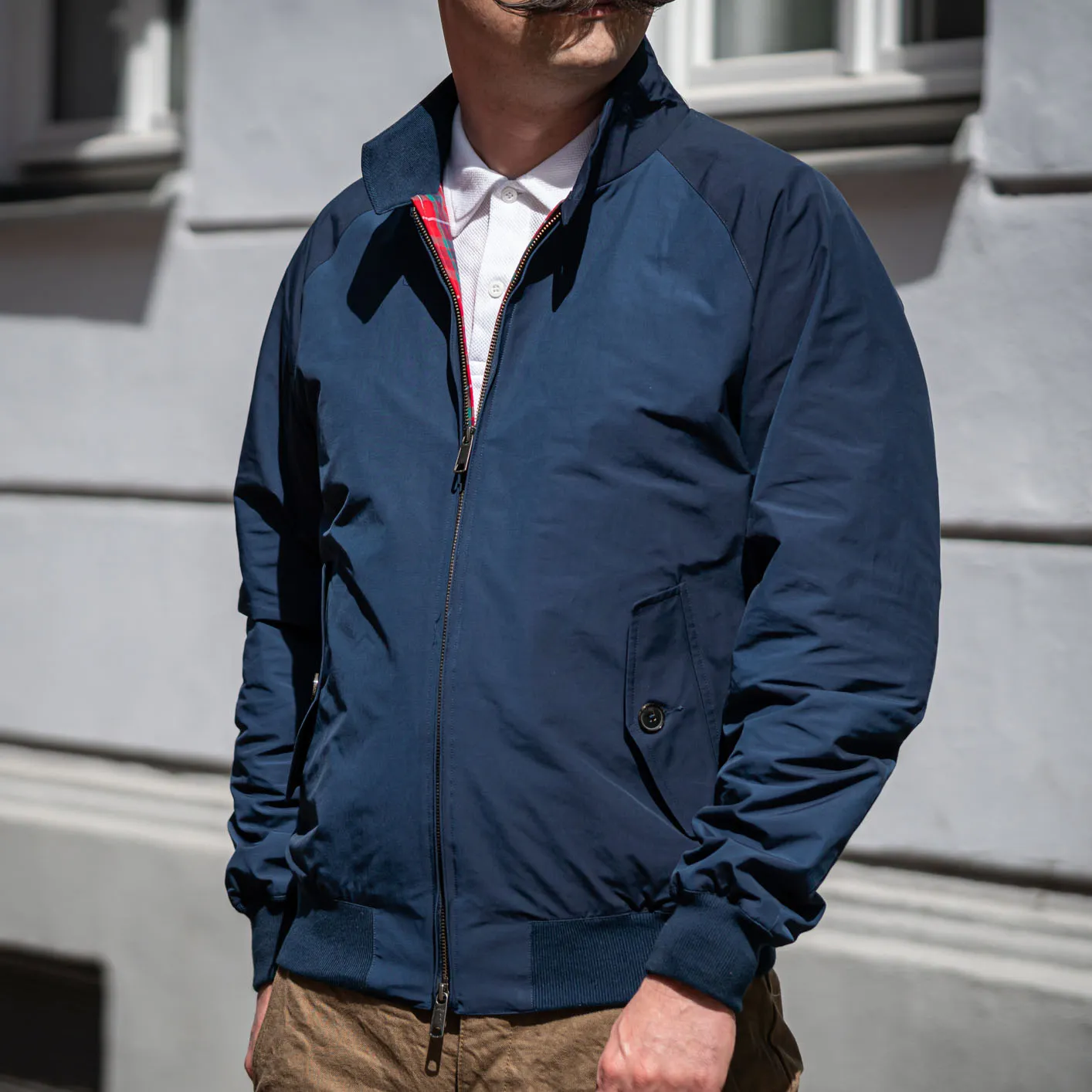 Baracuta G9 Harrington Jacket - Navy - Image 7