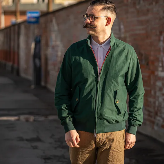 Baracuta G9 Harrington Jacket- Racing Green - Image 10