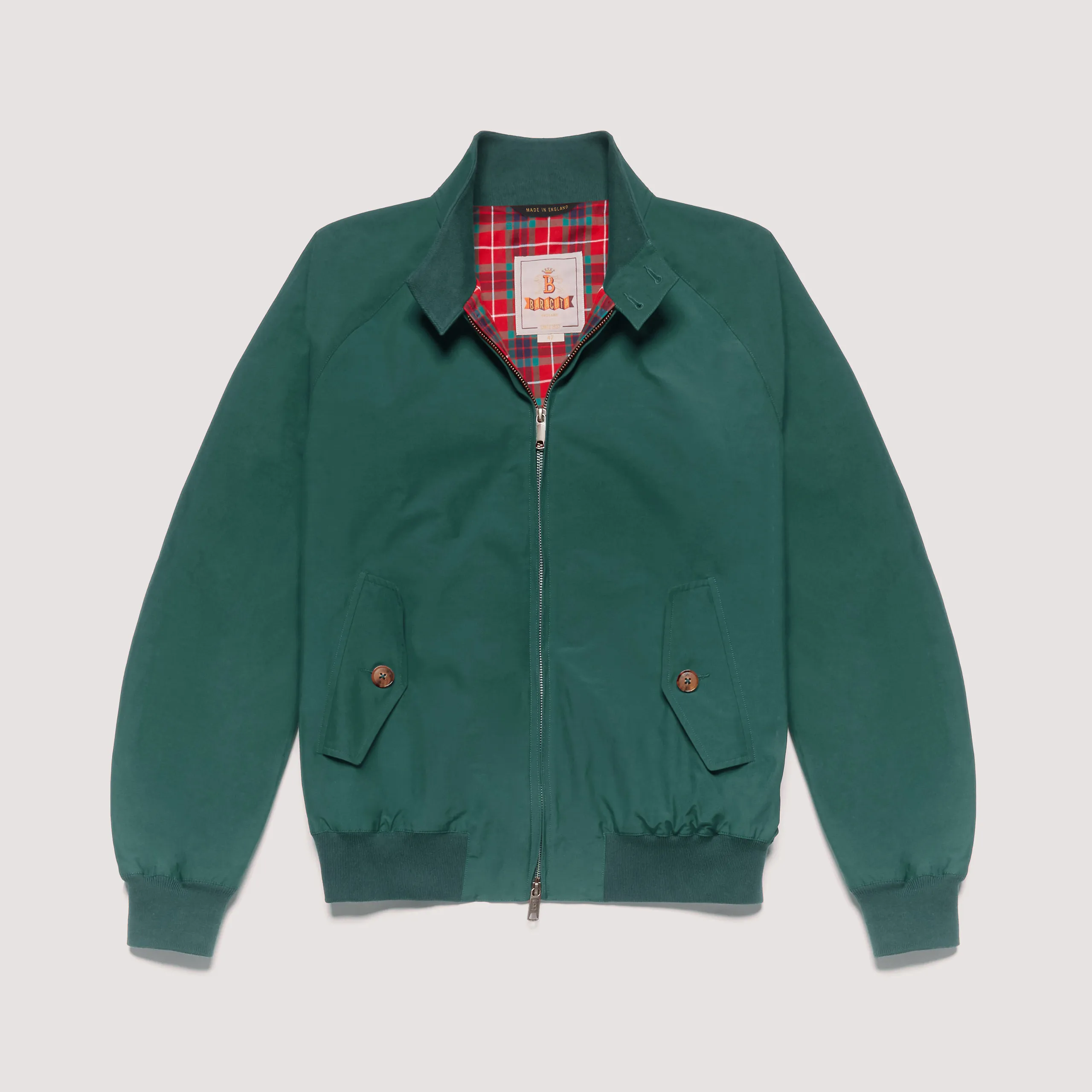 Baracuta G9 Harrington Jacket- Racing Green - Image 11