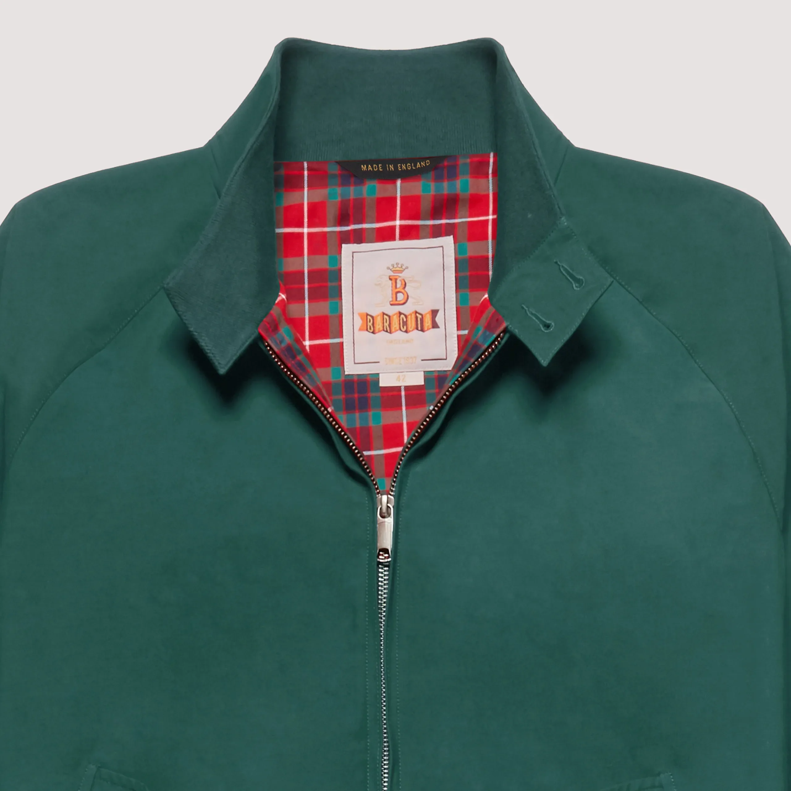 Baracuta G9 Harrington Jacket- Racing Green - Image 12