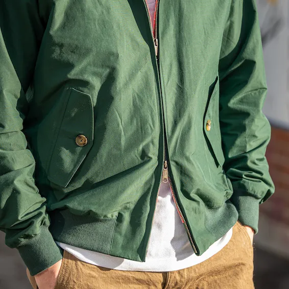 Baracuta G9 Harrington Jacket- Racing Green - Image 5