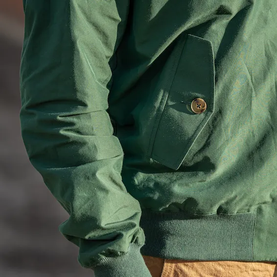 Baracuta G9 Harrington Jacket- Racing Green - Image 6
