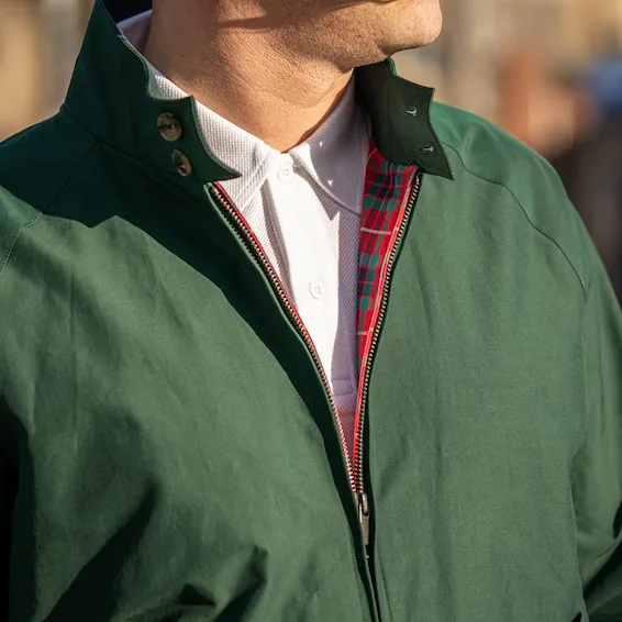 Baracuta G9 Harrington Jacket- Racing Green - Image 8