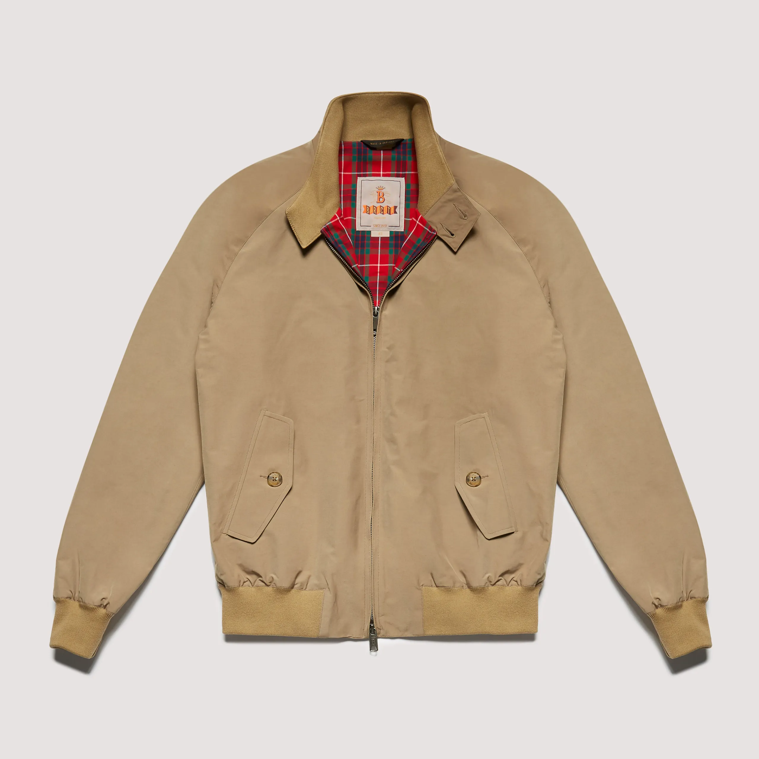 Baracuta G9 Harrington Jacket - Tan - Image 10
