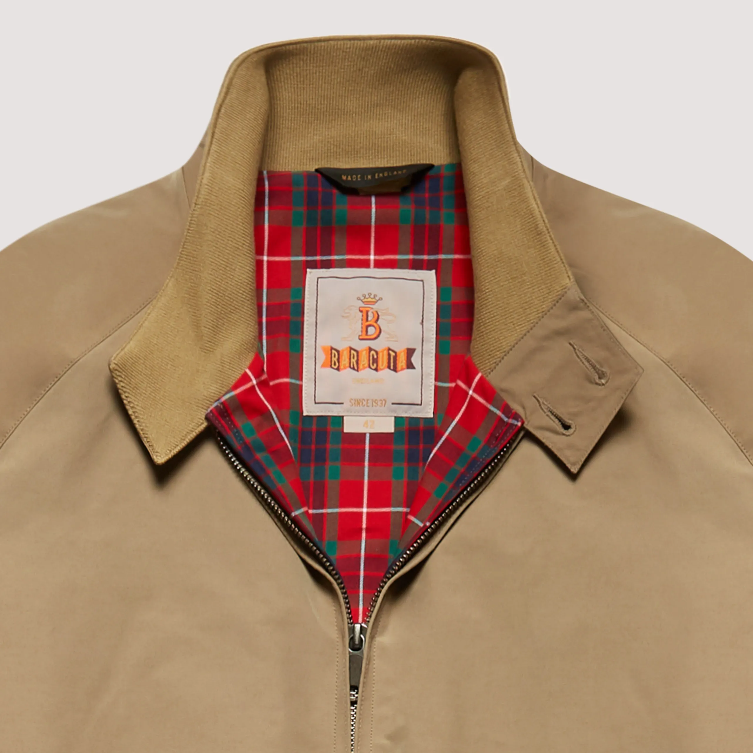 Baracuta G9 Harrington Jacket - Tan - Image 11