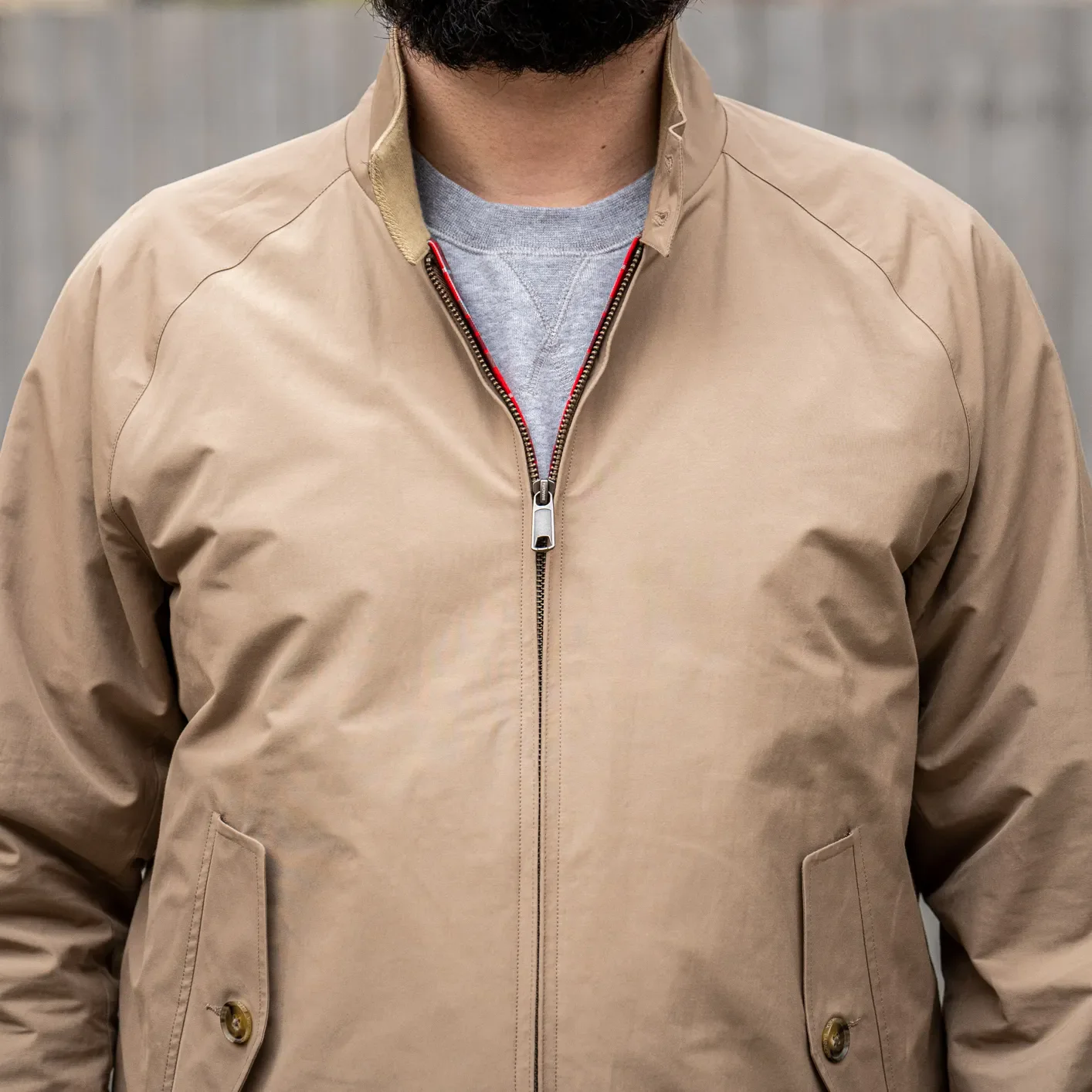 Baracuta G9 Harrington Jacket - Tan - Image 4