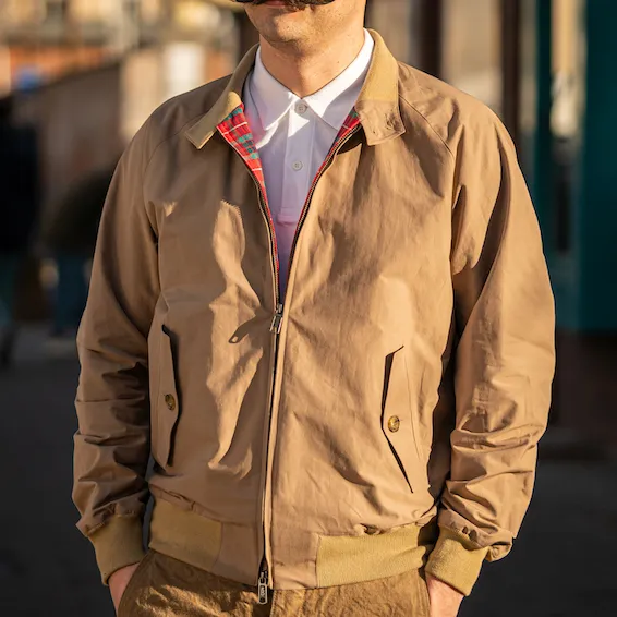 Baracuta G9 Harrington Jacket - Tan - Image 5