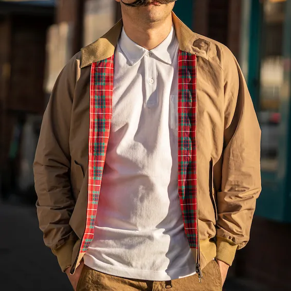 Baracuta G9 Harrington Jacket - Tan - Image 8