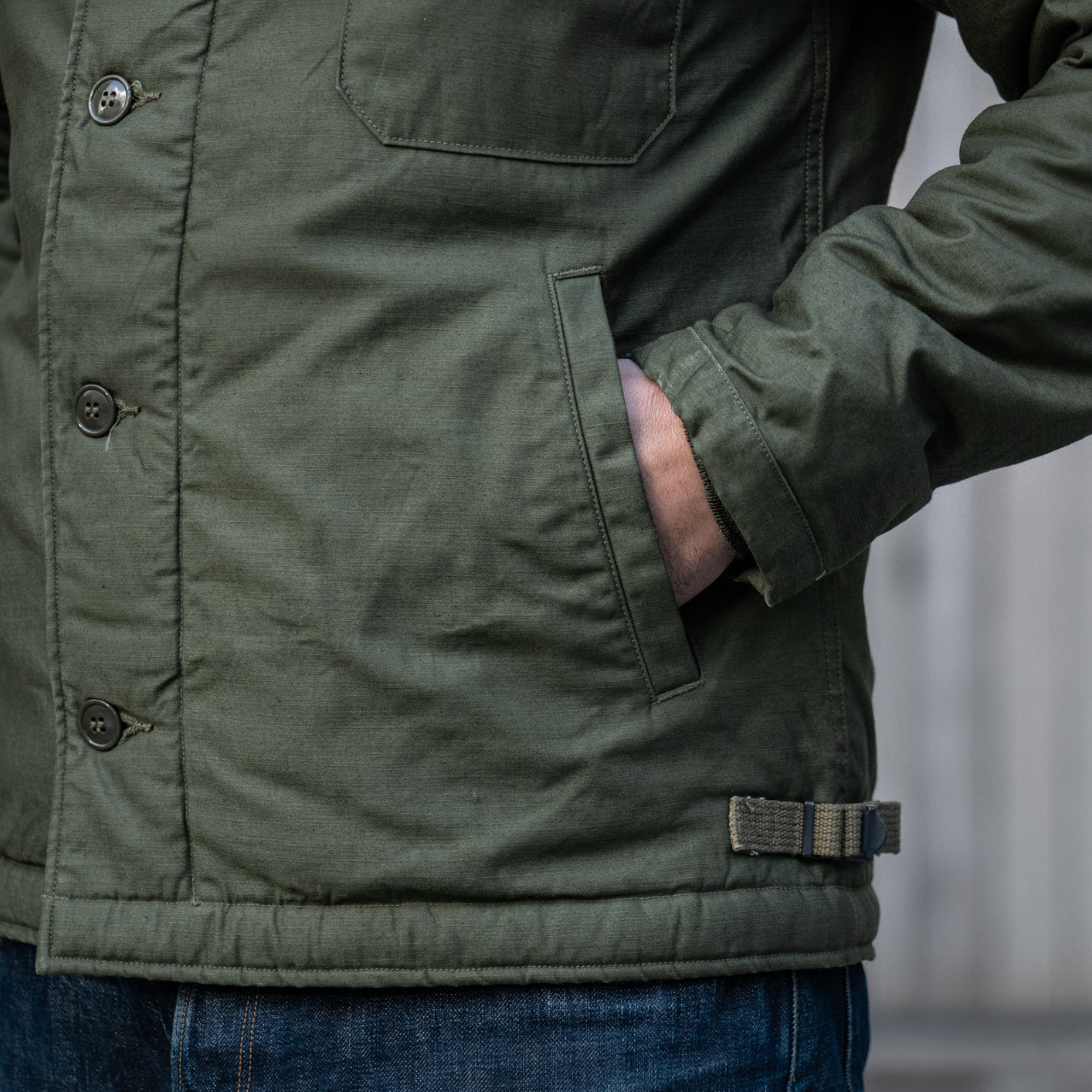 Buzz Rickson’s A-2 Deck Jacket – Olive Drab - Image 5