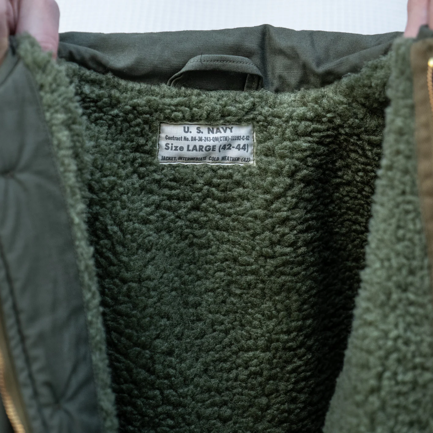 Buzz Rickson’s A-2 Deck Jacket – Olive Drab - Image 7