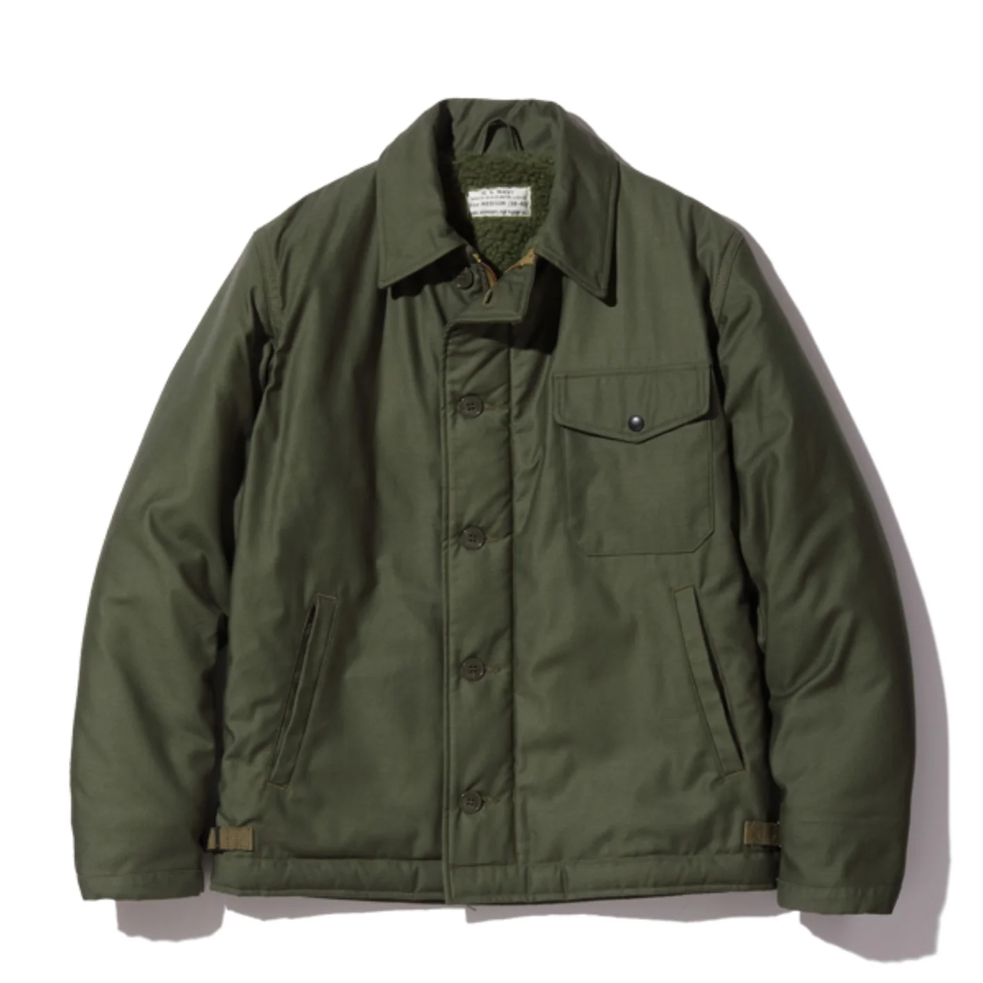 Buzz Rickson’s A-2 Deck Jacket – Olive Drab - Image 8