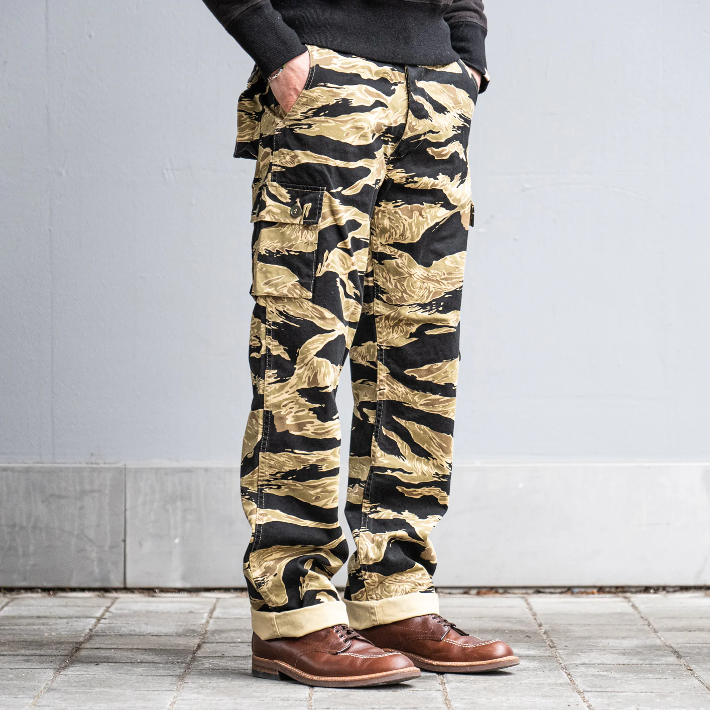 Buzz Rickson’s Gold Tiger Stripe Trousers - Image 3