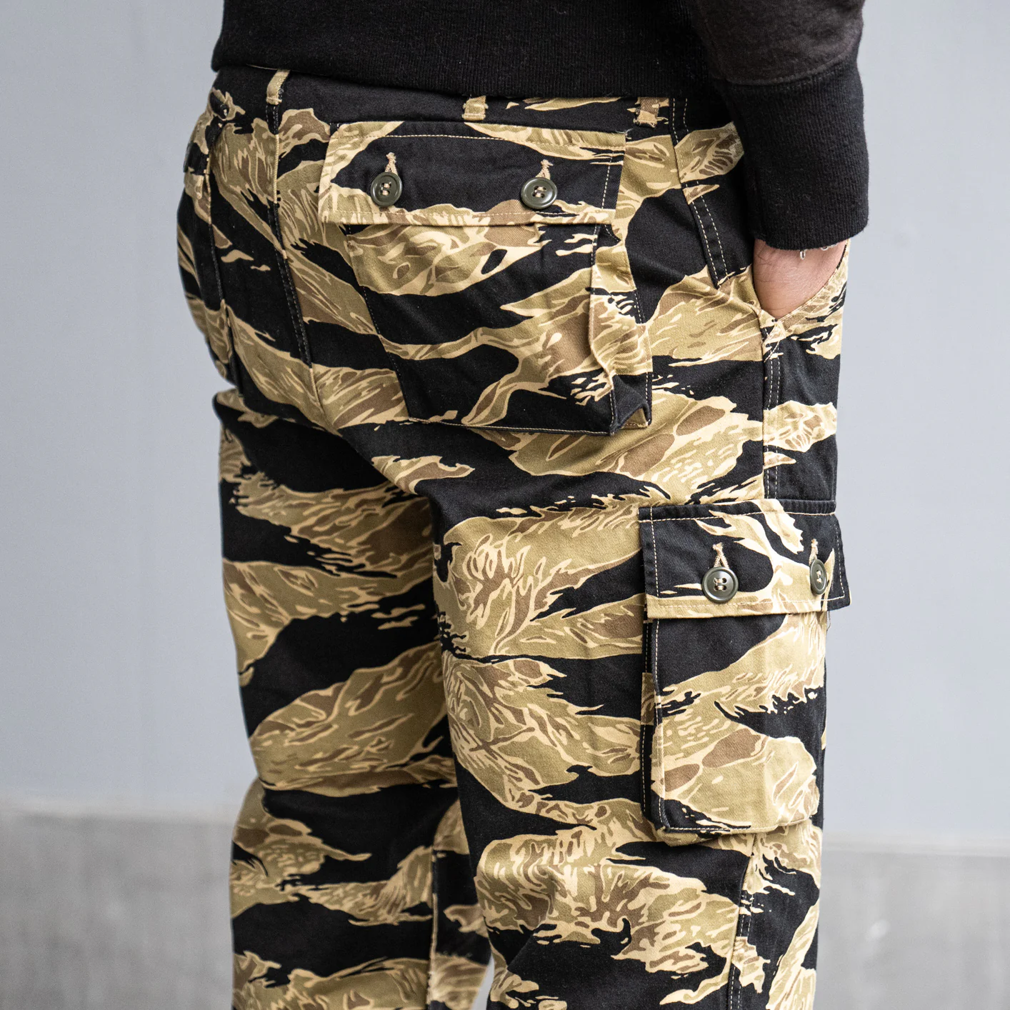 Buzz Rickson’s Gold Tiger Stripe Trousers - Image 6