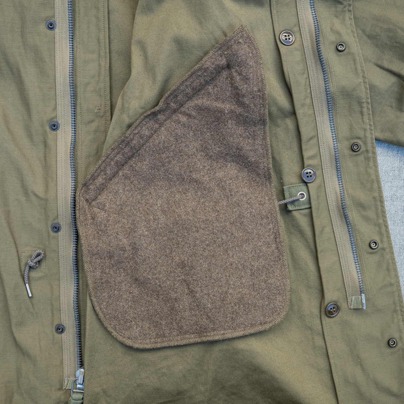 Buzz Rickson’s M-51 Fishtail Parka – Olive Drab - Image 10