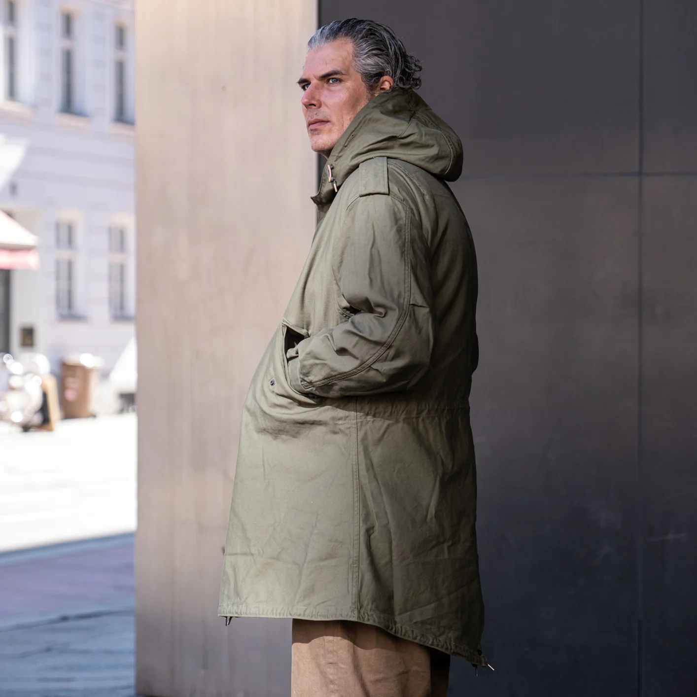 Buzz Rickson’s M-51 Fishtail Parka – Olive Drab - Image 3