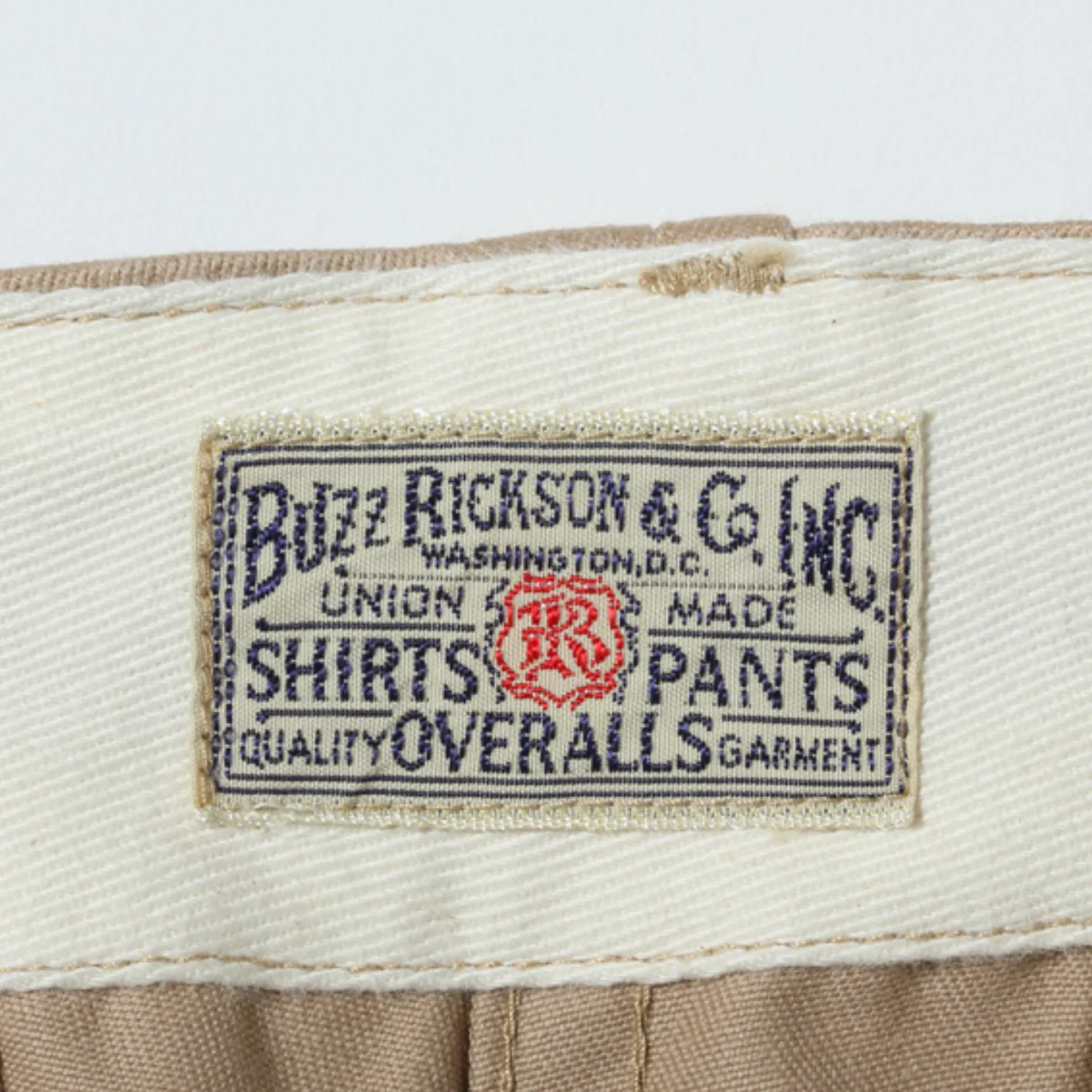 Buzz Rickson’s Original Spec Chino – Khaki - Image 8