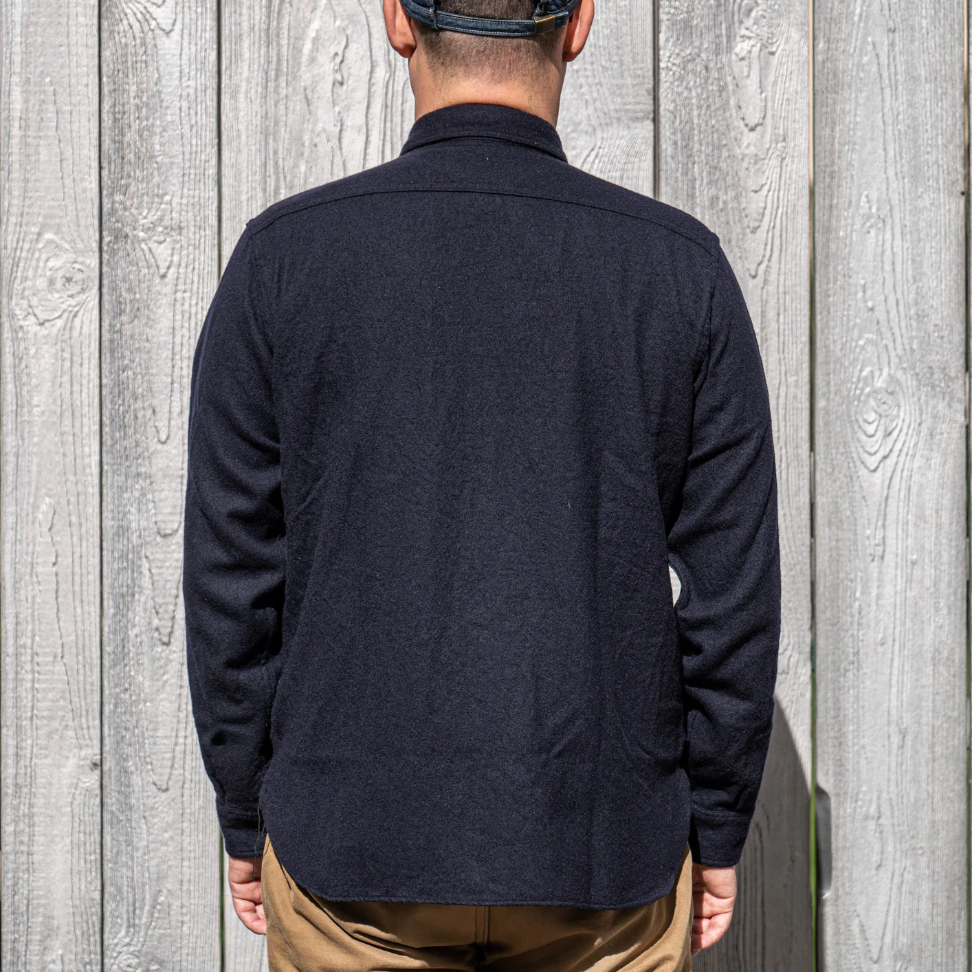 Buzz Rickson’s US Navy Wool Flannel CPO Shirt – Navy - Image 5