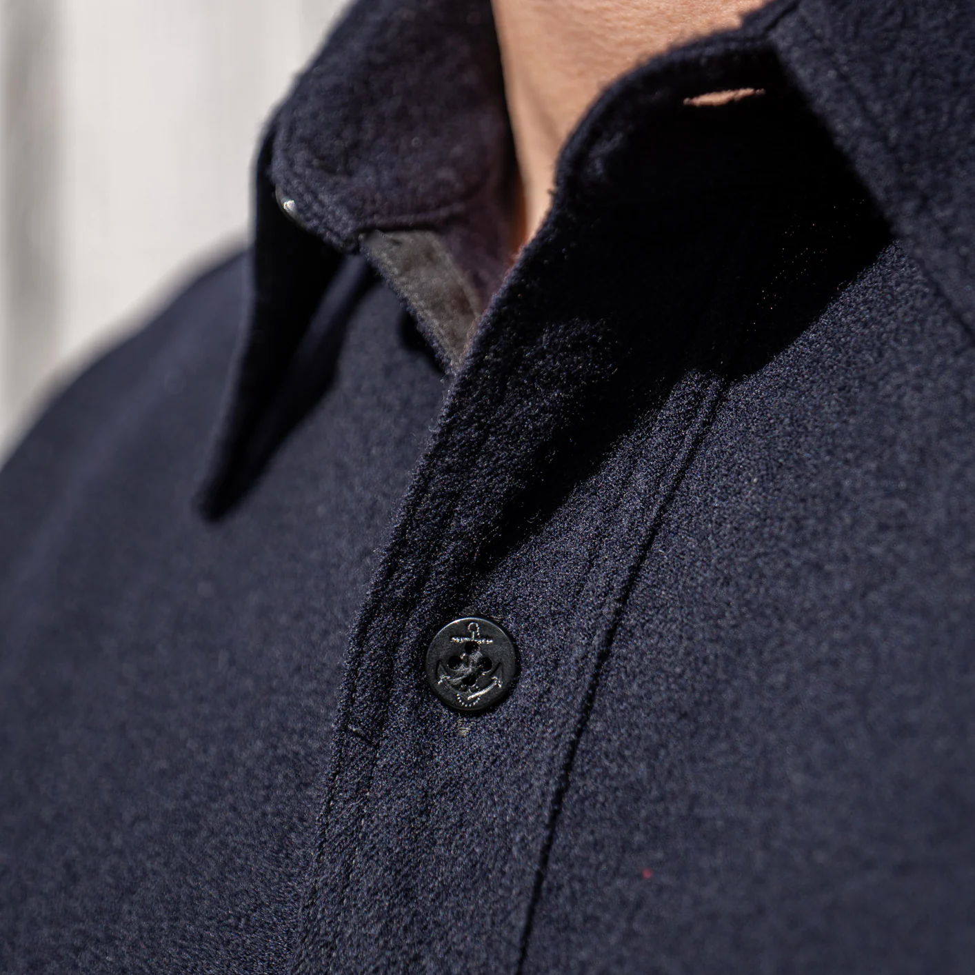 Buzz Rickson’s US Navy Wool Flannel CPO Shirt – Navy - Image 7