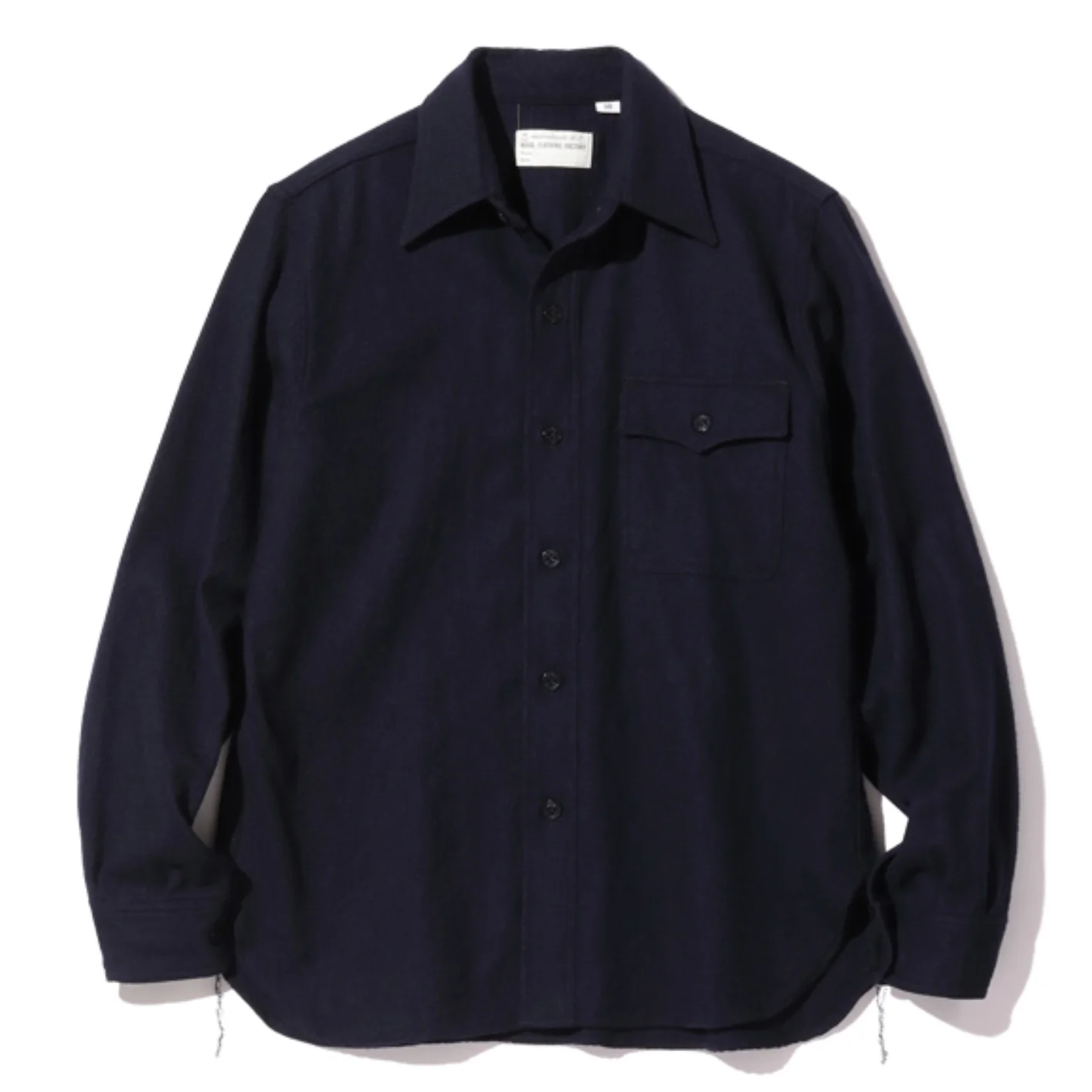 Buzz Rickson’s US Navy Wool Flannel CPO Shirt – Navy - Image 9