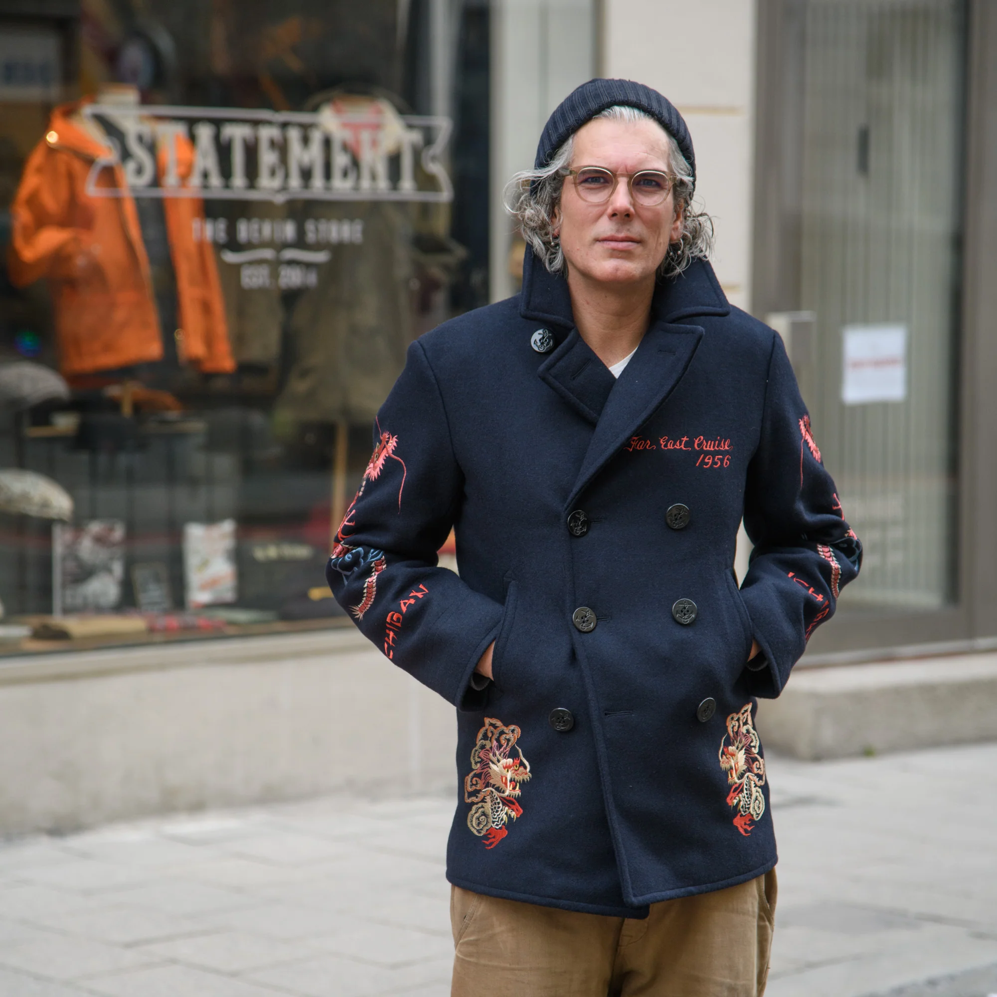 Buzz Rickson’s USS Lexington CVA-16 'Suka' Pea Coat – 30th Anniversary Collection - Image 15