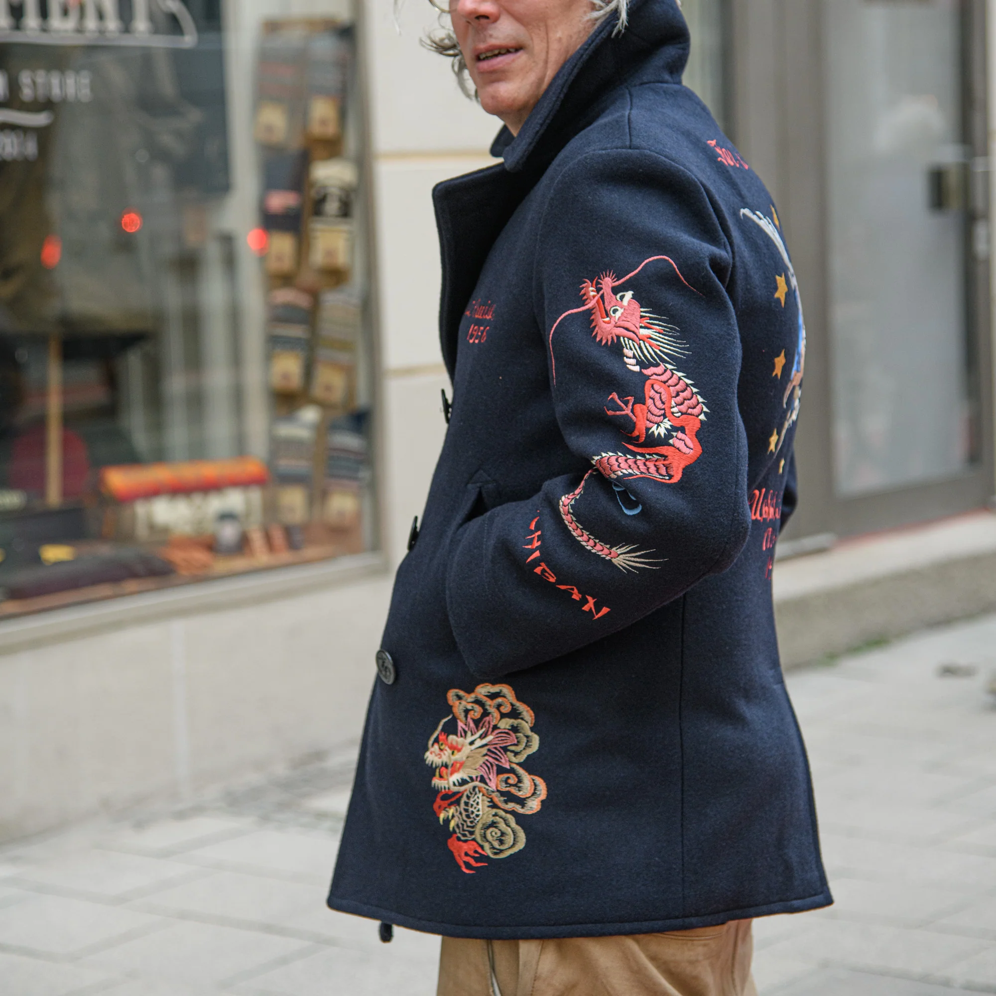 Buzz Rickson’s USS Lexington CVA-16 'Suka' Pea Coat – 30th Anniversary Collection - Image 17