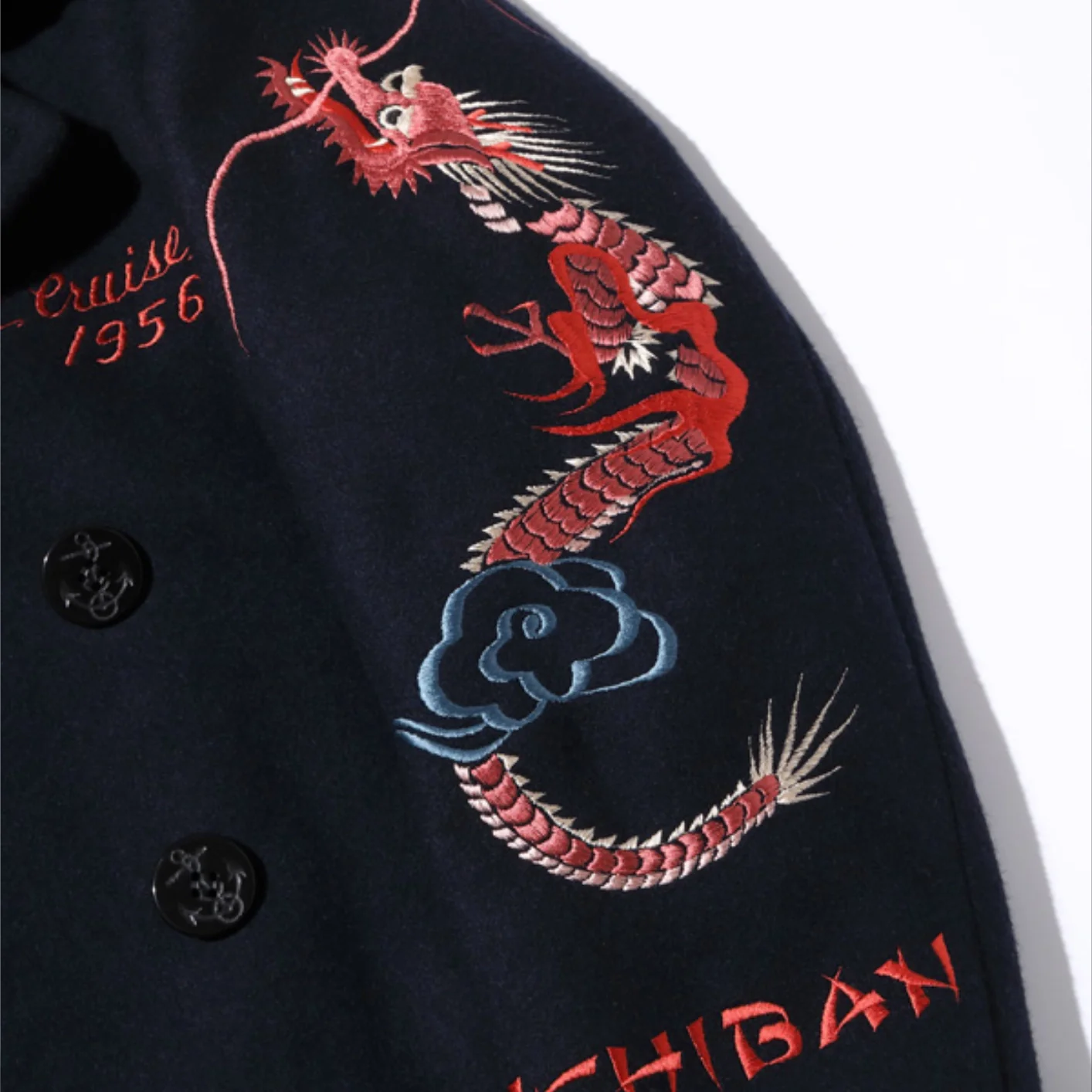 Buzz Rickson’s USS Lexington CVA-16 'Suka' Pea Coat – 30th Anniversary Collection - Image 9