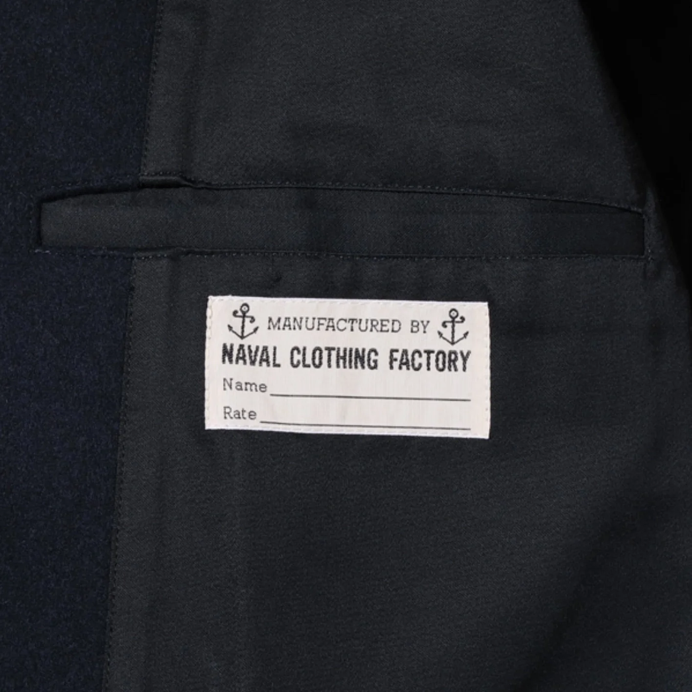 Buzz Rickson's US Navy Pea Coat - Dark Navy - Image 17