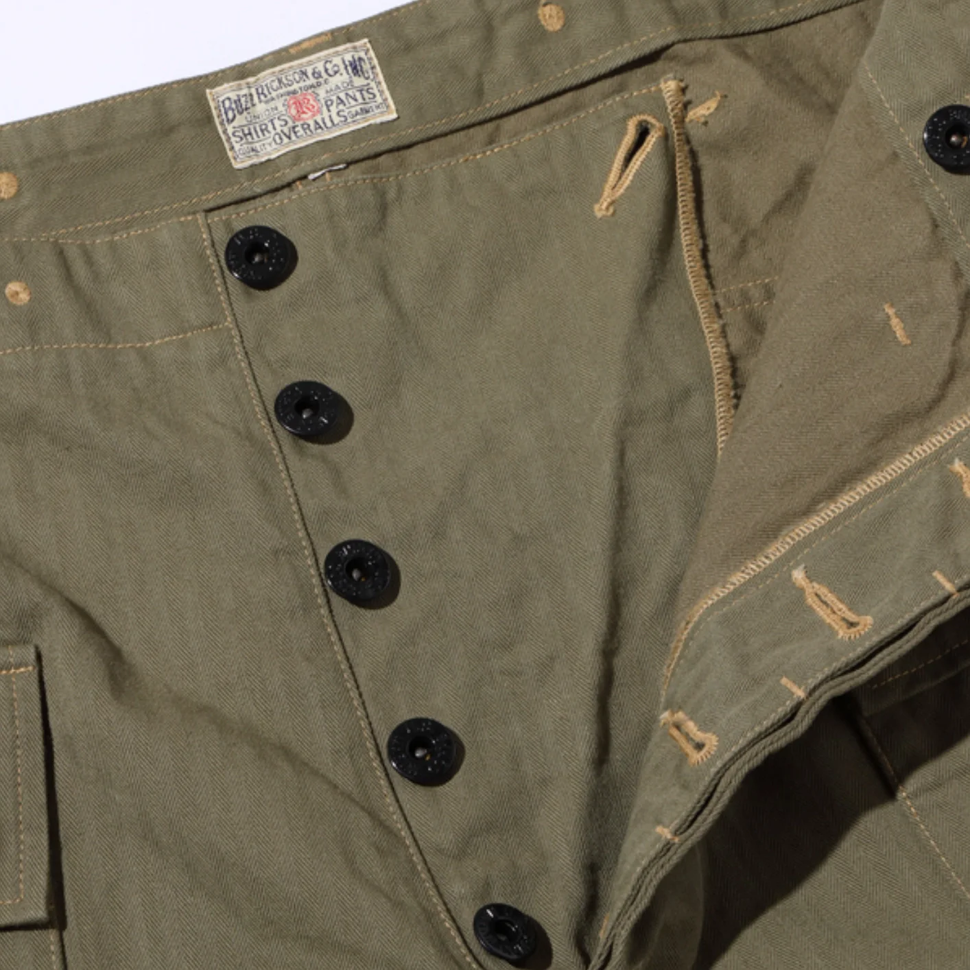 Buzz Rickson's USMC P44 HBT Monkey Pants - Image 15