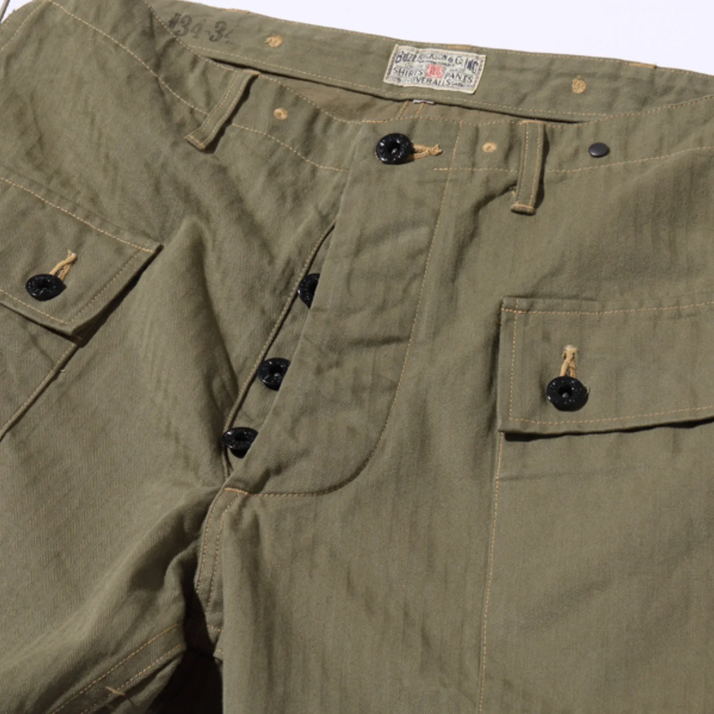 Buzz Rickson's USMC P44 HBT Monkey Pants - Image 16
