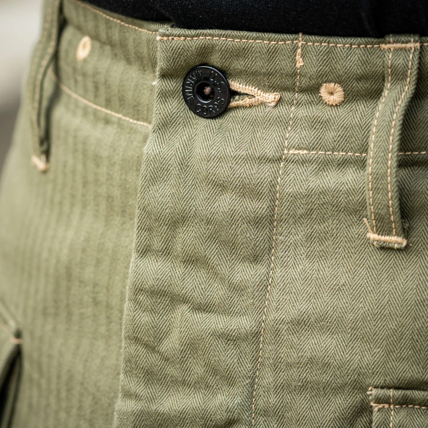 Buzz Rickson's USMC P44 HBT Monkey Pants - Image 5