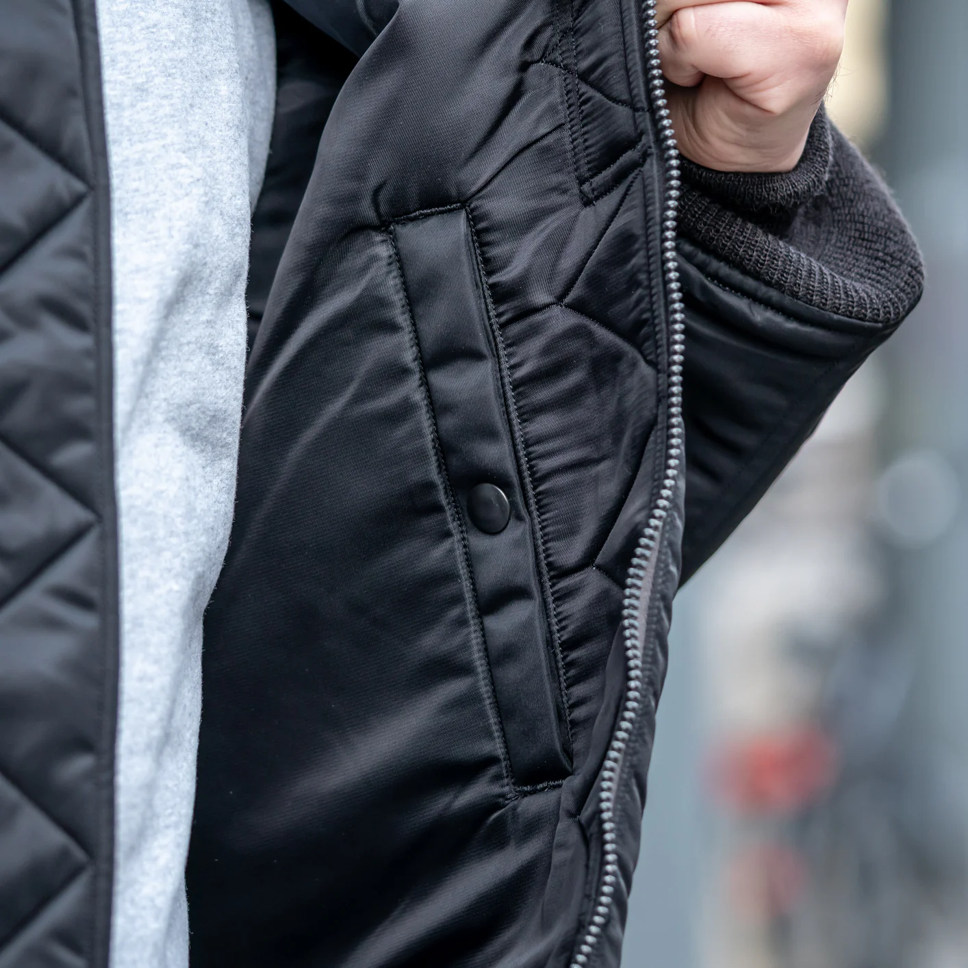 Buzz Rickson's X William Gibson MA-1 Flight Jacket - Slender Long / Black - Image 13