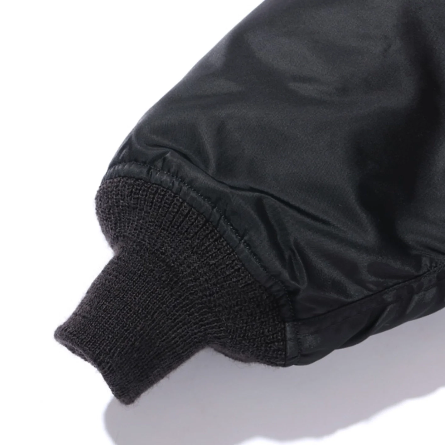 Buzz Rickson's X William Gibson MA-1 Flight Jacket - Slender Long / Black - Image 25