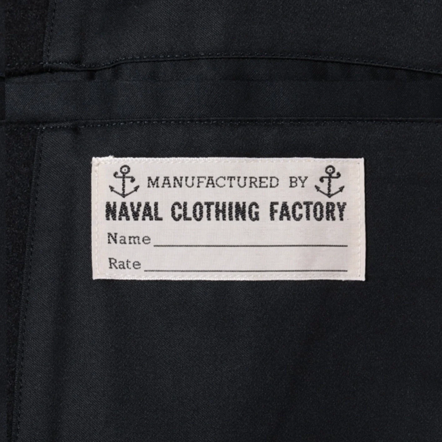 Buzz Rickson's X William Gibson US Navy Pea Coat – Black - Image 14