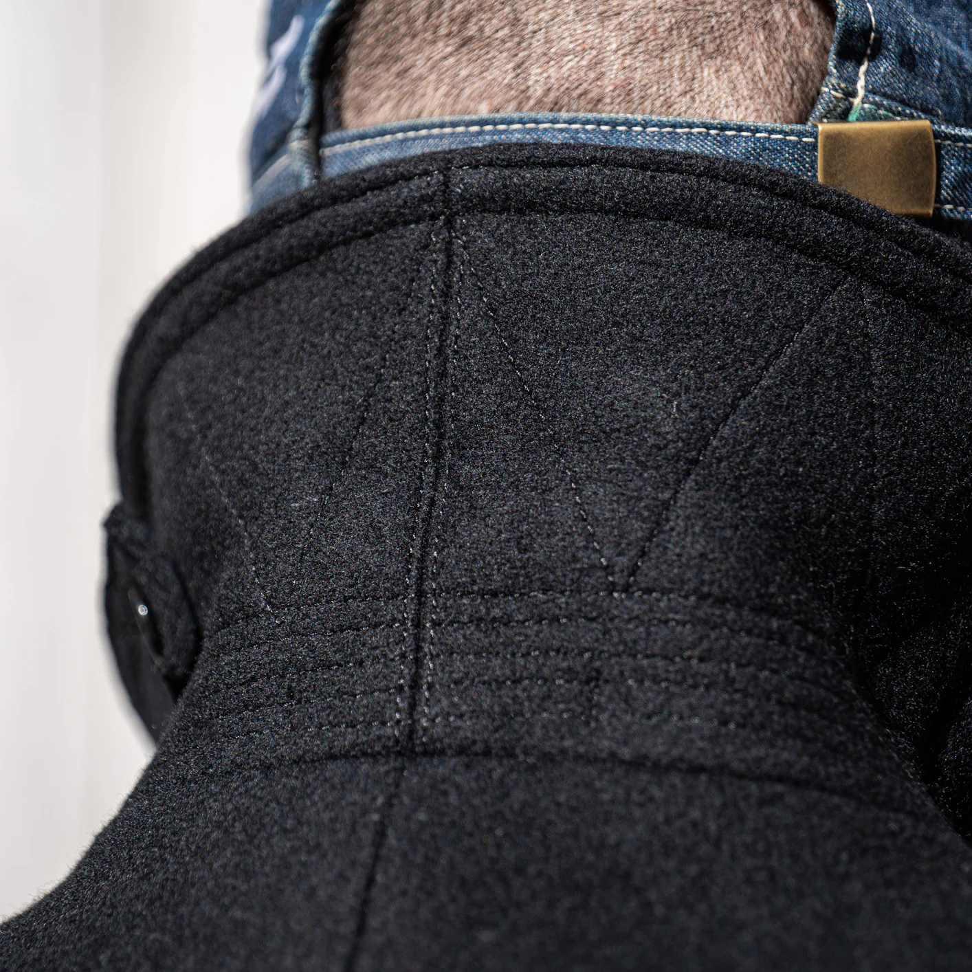 Buzz Rickson's X William Gibson US Navy Pea Coat – Black - Image 6