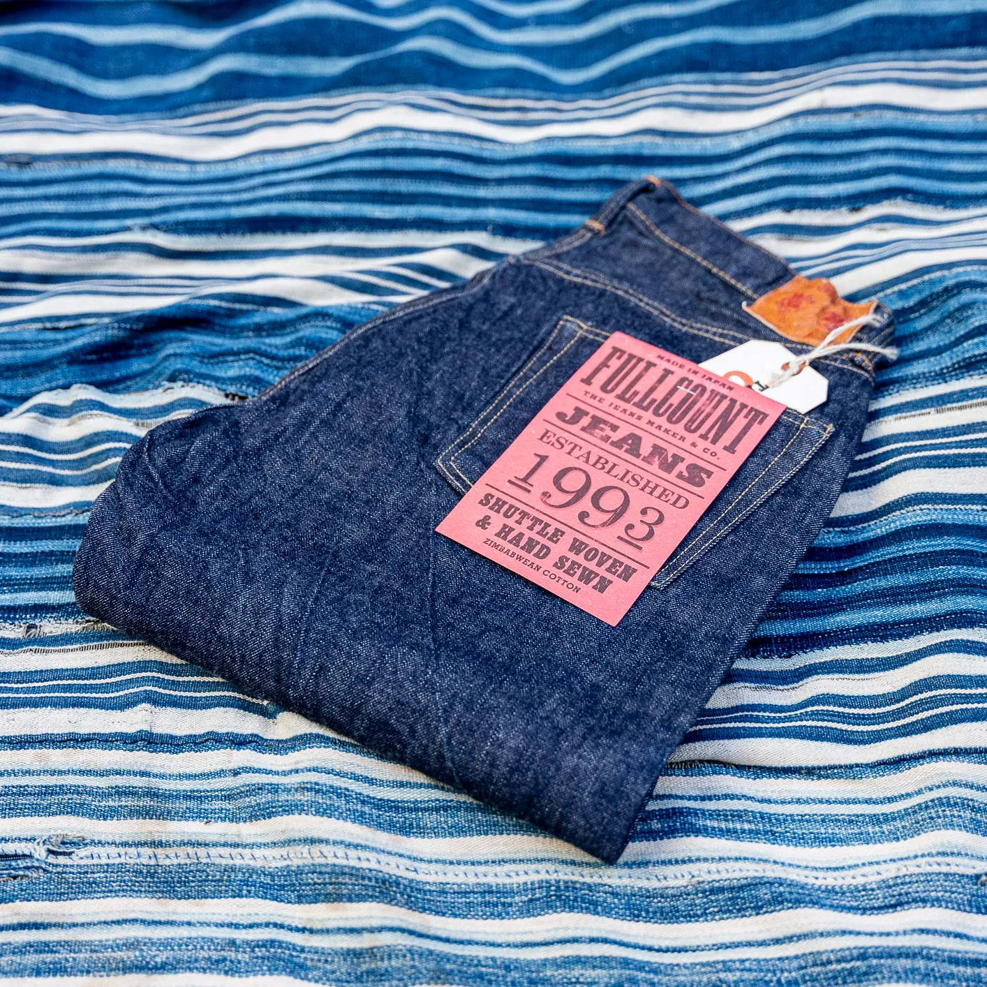 Fullcount 0105W 13.7oz Selvedge Jeans - Wide Denim - Image 3