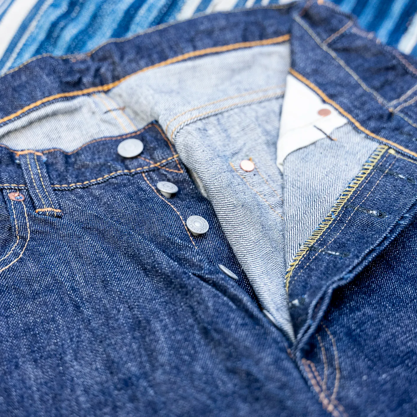 Fullcount 0105W 13.7oz Selvedge Jeans - Wide Denim - Image 6