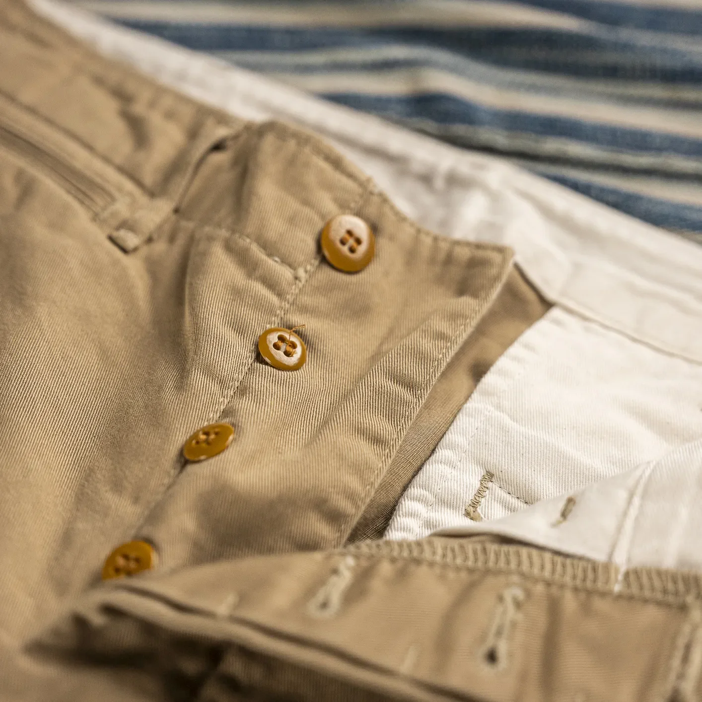 Fullcount 1201 U.S. Army M-41 Combat Chino - Brown Beige / Classic Straight - Image 3