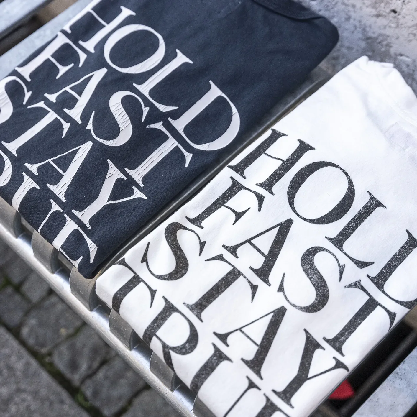 Fullcount 5222PT-9 8.4oz Flat Seam ‘Hold Fast Stay True’ T-Shirt - White / Loopwheeled - Image 5