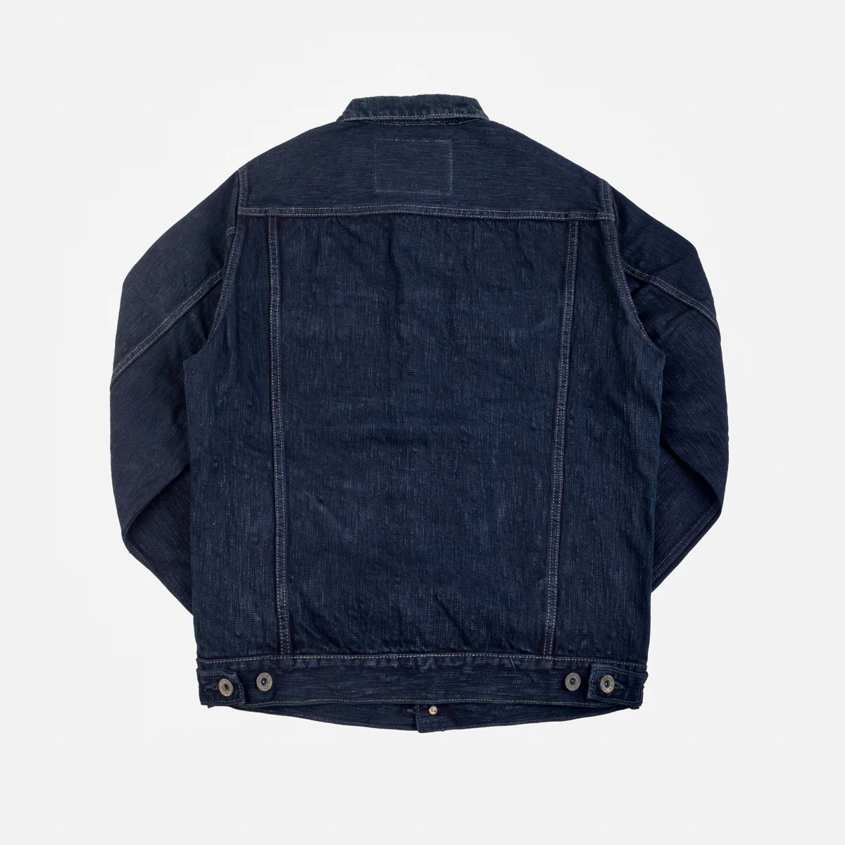 Iron Heart 16oz Slubby Selvedge Denim Modified Type III Jacket – Black Overdyed / IH-526J-SLBod - Image 10