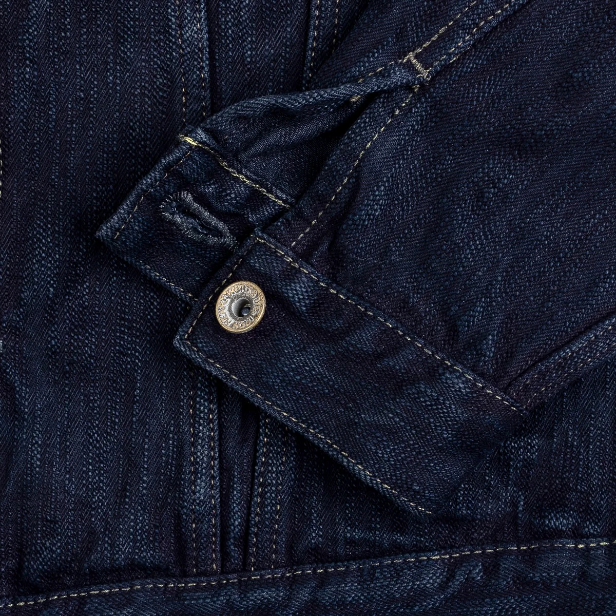 Iron Heart 16oz Slubby Selvedge Denim Modified Type III Jacket – Black Overdyed / IH-526J-SLBod - Image 7